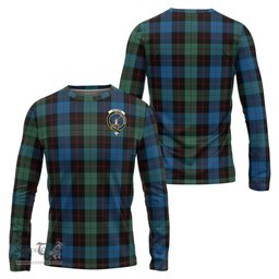ScotsTee Shop Scottish Guthrie Clan Crest Tartan Long Sleeve T Shirt