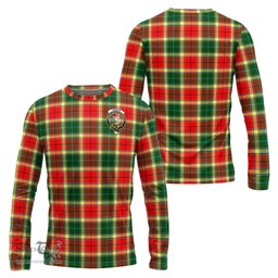 ScotsTee Shop Scottish Gibson Clan Crest Tartan Long Sleeve T Shirt