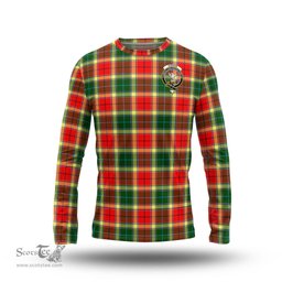 ScotsTee Shop Scottish Gibson Clan Crest Tartan Long Sleeve T Shirt