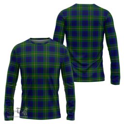 ScotsTee Shop Scottish Johnstone Modern Clan Tartan Long Sleeve T Shirt