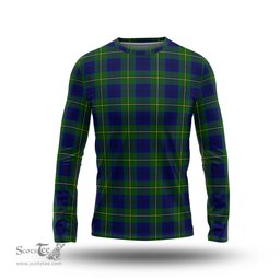 ScotsTee Shop Scottish Johnstone Modern Clan Tartan Long Sleeve T Shirt