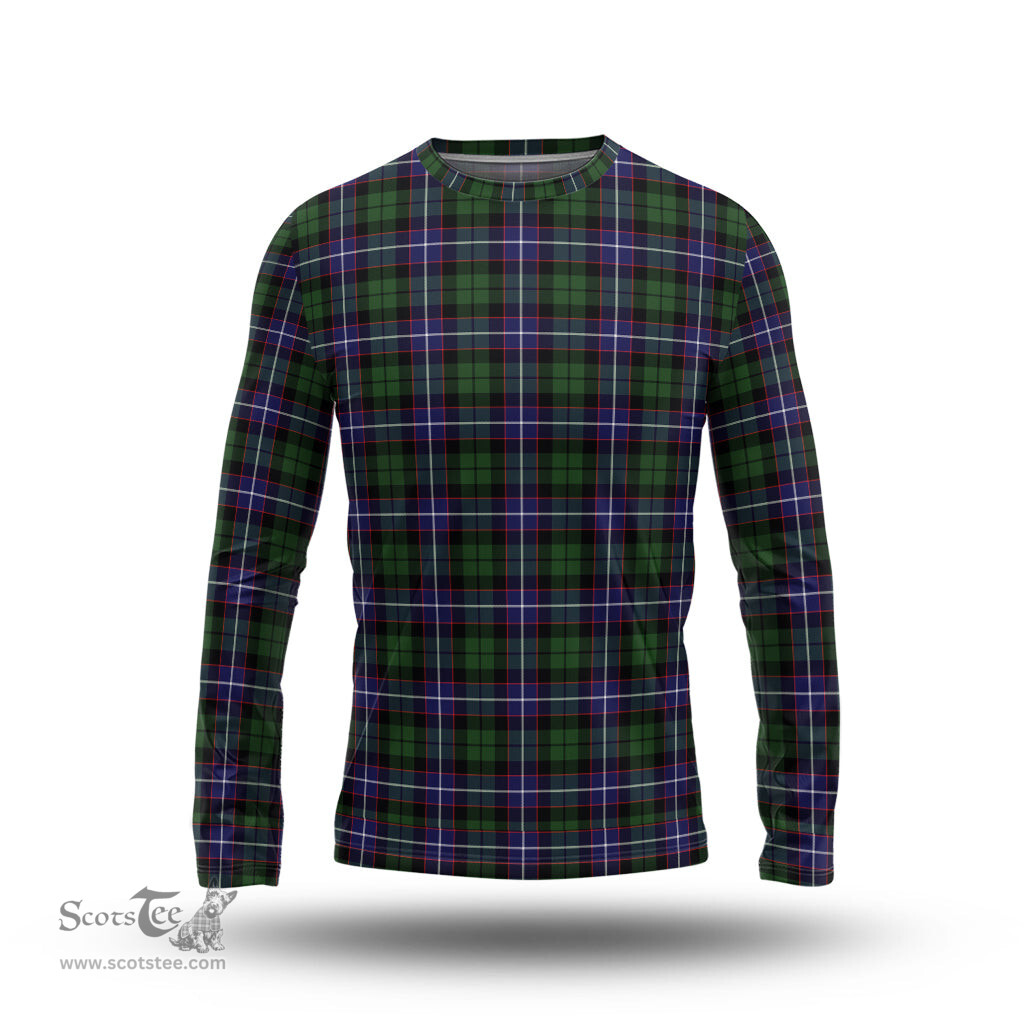 ScotsTee Shop Scottish Galbraith Modern Clan Tartan Long Sleeve T Shirt