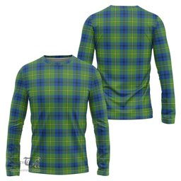 ScotsTee Shop Scottish Johnstone Ancient Clan Tartan Long Sleeve T Shirt