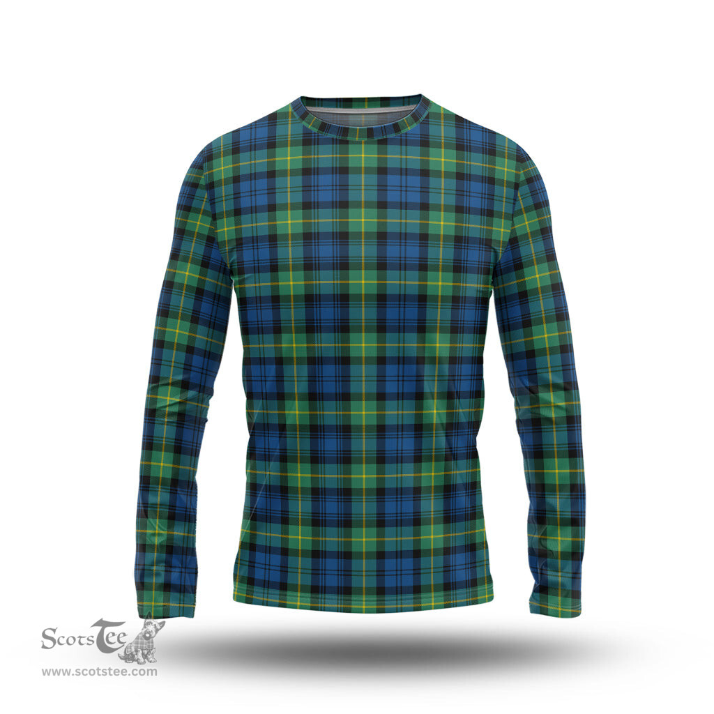 ScotsTee Shop Scottish Gordon Ancient Clan Tartan Long Sleeve T Shirt