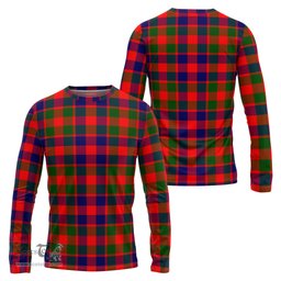 ScotsTee Shop Scottish Gow of Skeoch Clan Tartan Long Sleeve T Shirt