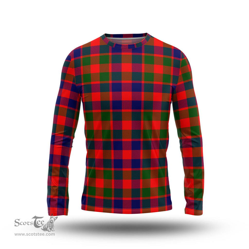 ScotsTee Shop Scottish Gow of Skeoch Clan Tartan Long Sleeve T Shirt