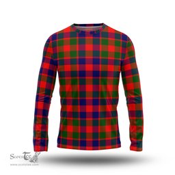 ScotsTee Shop Scottish Gow of Skeoch Clan Tartan Long Sleeve T Shirt