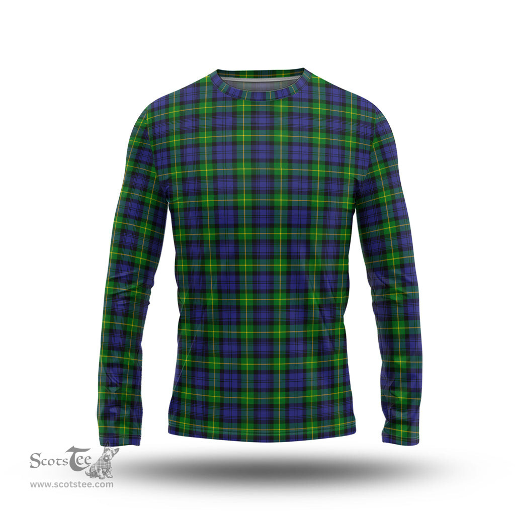 ScotsTee Shop Scottish Gordon Modern Clan Tartan Long Sleeve T Shirt