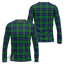 ScotsTee Shop Scottish Graham of Menteith Modern Clan Tartan Long Sleeve T Shirt