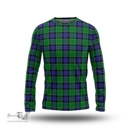 ScotsTee Shop Scottish Graham of Menteith Modern Clan Tartan Long Sleeve T Shirt