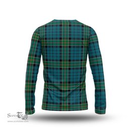 ScotsTee Shop Scottish Kirkpatrick Clan Crest Tartan Long Sleeve T Shirt