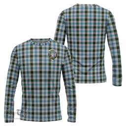 ScotsTee Shop Scottish Henderson Dress Clan Crest Tartan Long Sleeve T Shirt
