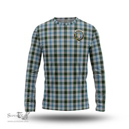 ScotsTee Shop Scottish Henderson Dress Clan Crest Tartan Long Sleeve T Shirt