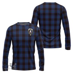 ScotsTee Shop Scottish Home Clan Crest Tartan Long Sleeve T Shirt