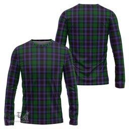 ScotsTee Shop Scottish Hunter of Peebleshire Clan Tartan Long Sleeve T Shirt