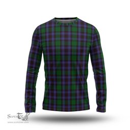 ScotsTee Shop Scottish Hunter of Peebleshire Clan Tartan Long Sleeve T Shirt