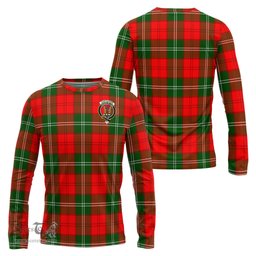 ScotsTee Shop Scottish Gartshore Clan Crest Tartan Long Sleeve T Shirt