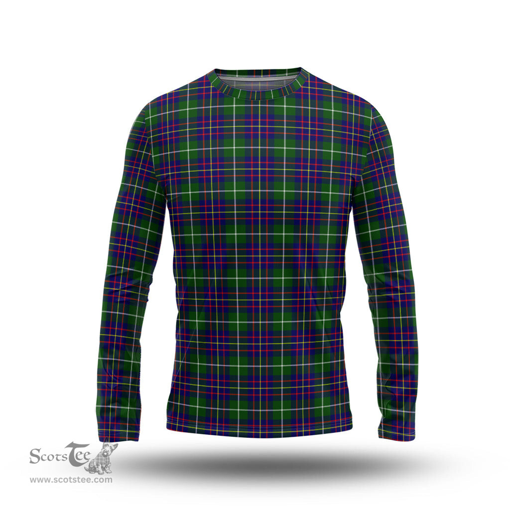 ScotsTee Shop Scottish Inglis Modern Clan Tartan Long Sleeve T Shirt