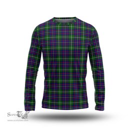 ScotsTee Shop Scottish Inglis Modern Clan Tartan Long Sleeve T Shirt