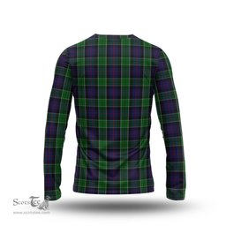 ScotsTee Shop Scottish Leslie Hunting Clan Crest Tartan Long Sleeve T Shirt