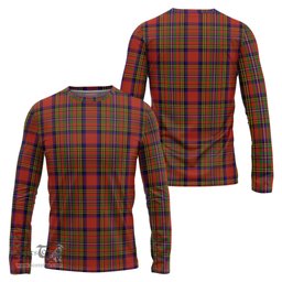 ScotsTee Shop Scottish Hepburn Clan Tartan Long Sleeve T Shirt