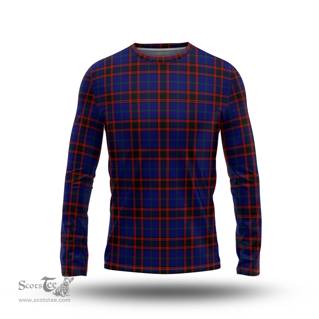 ScotsTee Shop Scottish Home Modern Clan Tartan Long Sleeve T Shirt