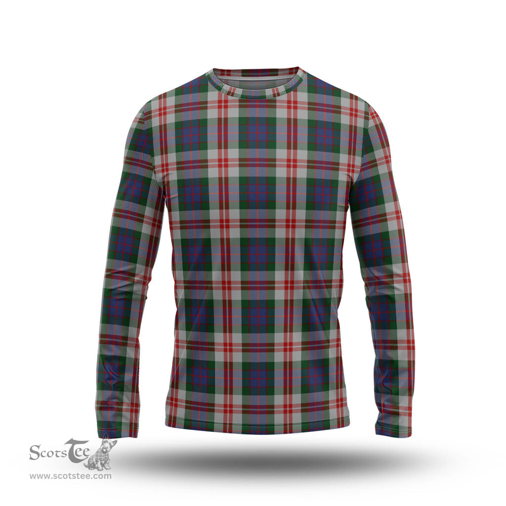 ScotsTee Shop Scottish Fraser Red Dress Clan Tartan Long Sleeve T Shirt