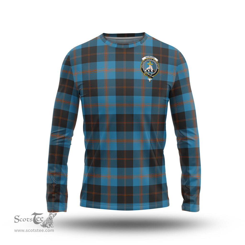 ScotsTee Shop Scottish Garden Clan Crest Tartan Long Sleeve T Shirt