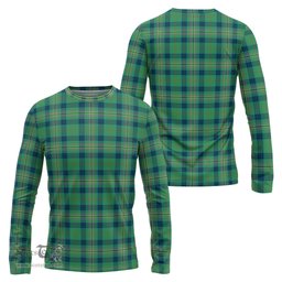 ScotsTee Shop Scottish Kennedy Ancient Clan Tartan Long Sleeve T Shirt