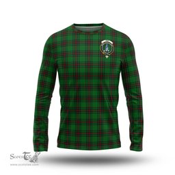 ScotsTee Shop Scottish Ged Clan Crest Tartan Long Sleeve T Shirt