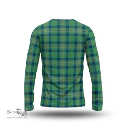 ScotsTee Shop Scottish Kennedy Ancient Clan Crest Tartan Long Sleeve T Shirt