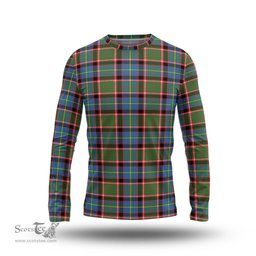 ScotsTee Shop Scottish Glass Clan Tartan Long Sleeve T Shirt