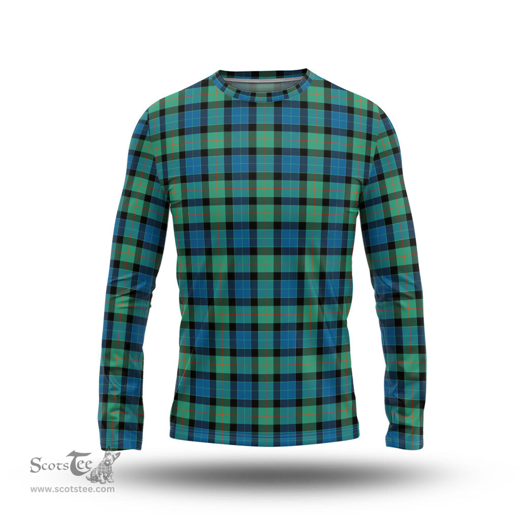 ScotsTee Shop Scottish Gunn Ancient Clan Tartan Long Sleeve T Shirt