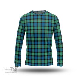 ScotsTee Shop Scottish Gunn Ancient Clan Tartan Long Sleeve T Shirt