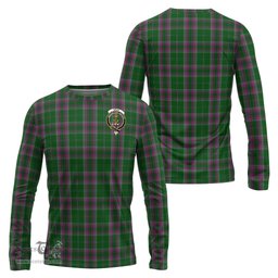 ScotsTee Shop Scottish Gray Hunting Clan Crest Tartan Long Sleeve T Shirt