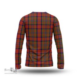 ScotsTee Shop Scottish Hepburn Clan Crest Tartan Long Sleeve T Shirt