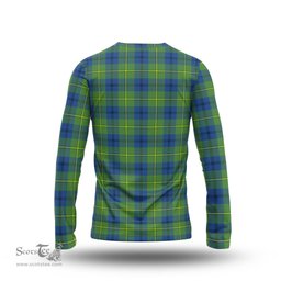 ScotsTee Shop Scottish Johnstone Ancient Clan Crest Tartan Long Sleeve T Shirt