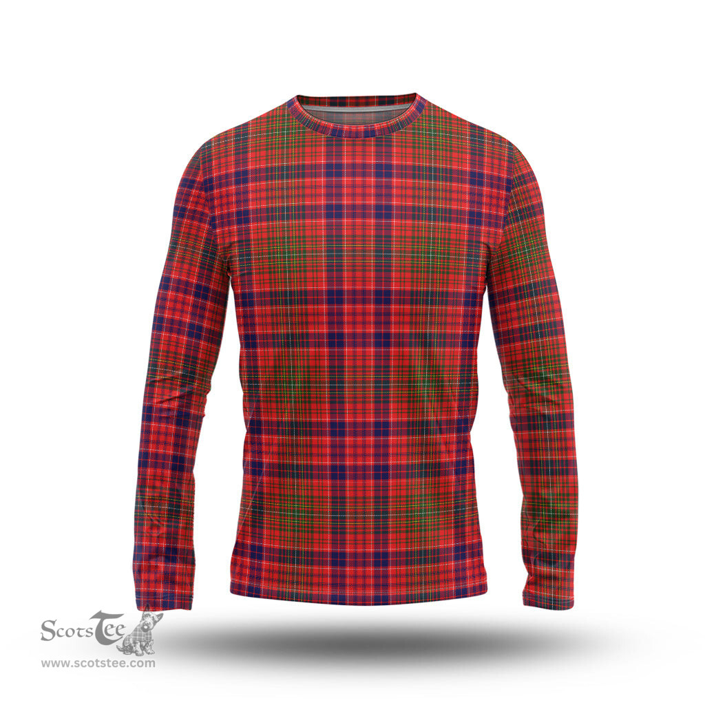 ScotsTee Shop Scottish Lumsden Modern Clan Tartan Long Sleeve T Shirt