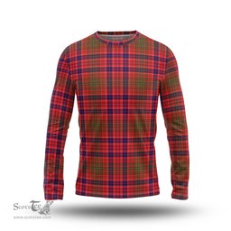 ScotsTee Shop Scottish Lumsden Modern Clan Tartan Long Sleeve T Shirt