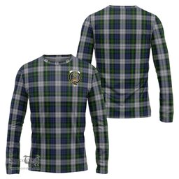 ScotsTee Shop Scottish Gordon Dress Clan Crest Tartan Long Sleeve T Shirt