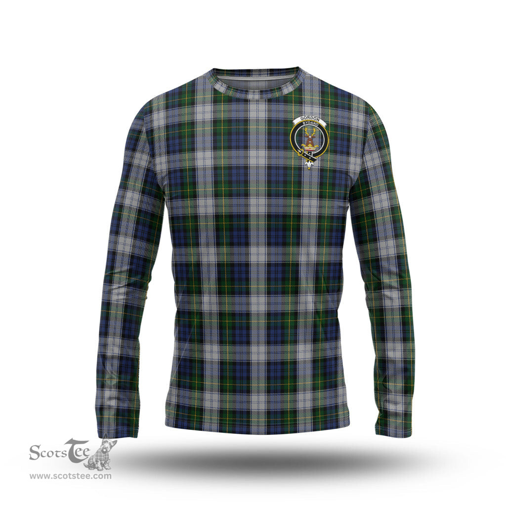 ScotsTee Shop Scottish Gordon Dress Clan Crest Tartan Long Sleeve T Shirt