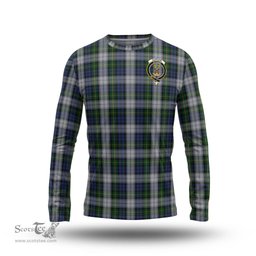 ScotsTee Shop Scottish Gordon Dress Clan Crest Tartan Long Sleeve T Shirt