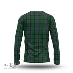 ScotsTee Shop Scottish Hope Vere Clan Crest Tartan Long Sleeve T Shirt