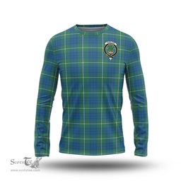 ScotsTee Shop Scottish Hamilton Hunting Ancient Clan Crest Tartan Long Sleeve T Shirt
