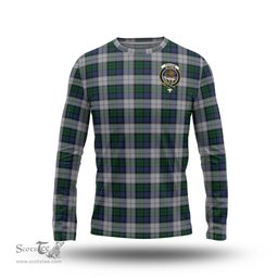 ScotsTee Shop Scottish Graham Dress Clan Crest Tartan Long Sleeve T Shirt