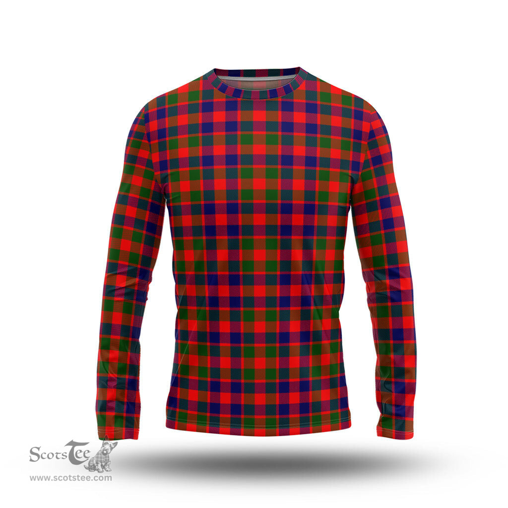 ScotsTee Shop Scottish Gow Modern Clan Tartan Long Sleeve T Shirt