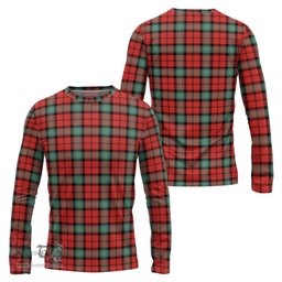 ScotsTee Shop Scottish Kerr Ancient Clan Tartan Long Sleeve T Shirt