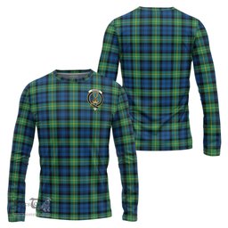 ScotsTee Shop Scottish Gordon Ancient Clan Crest Tartan Long Sleeve T Shirt