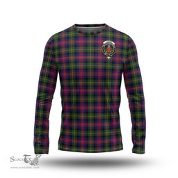 ScotsTee Shop Scottish Logan Modern Clan Crest Tartan Long Sleeve T Shirt