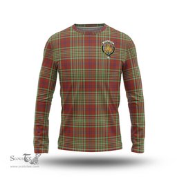 ScotsTee Shop Scottish MacGillivray Hunting Ancient Clan Crest Tartan Long Sleeve T Shirt
